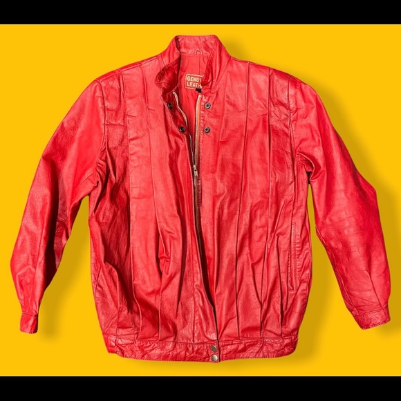 Michael Jackson thriller style vintage leather jacket - Picture 1 of 3